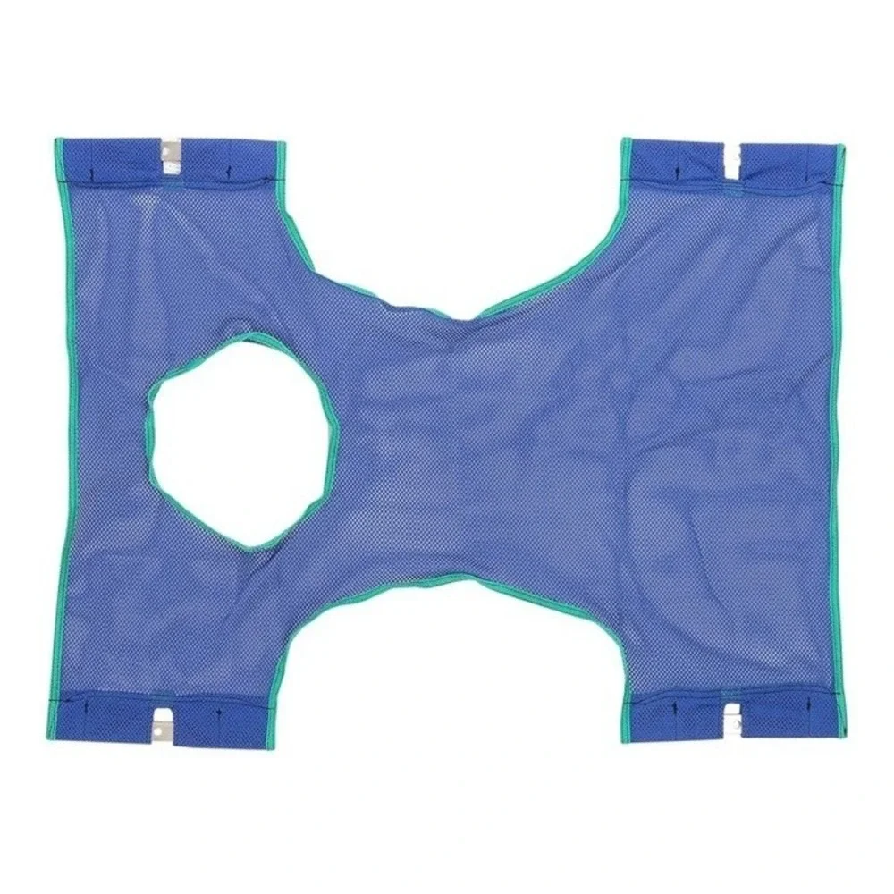 Invacare Polyester Mesh 2-point with Commode 9047 Commode Sling Hoyer lift. New.
